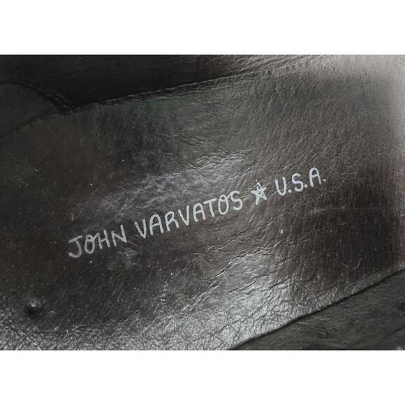 John Varvatos USA Mens Lace Up Dress Shoes Black Suede Derby SZ 10.5 M - Picture 7 of 10